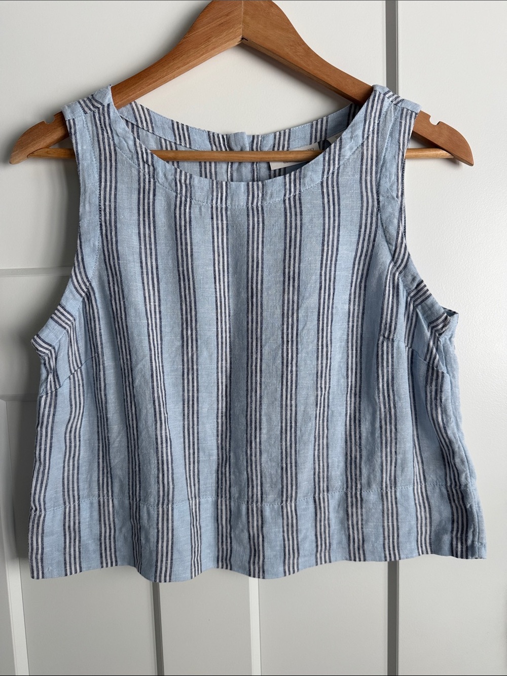 Striped linen top